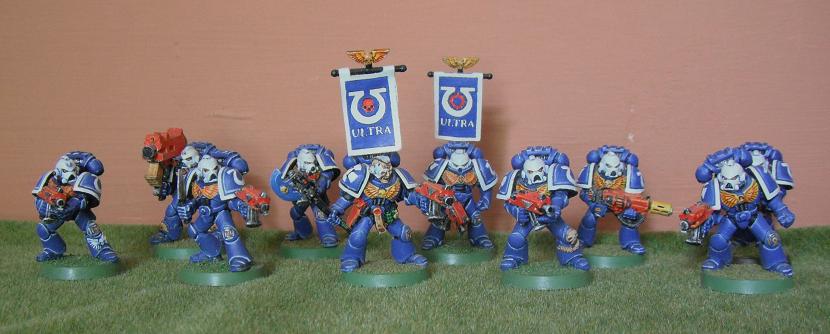 Veteran, 2nd edition veteran squad, 1st company squad, oop tactical squad, metal space marine, space marine