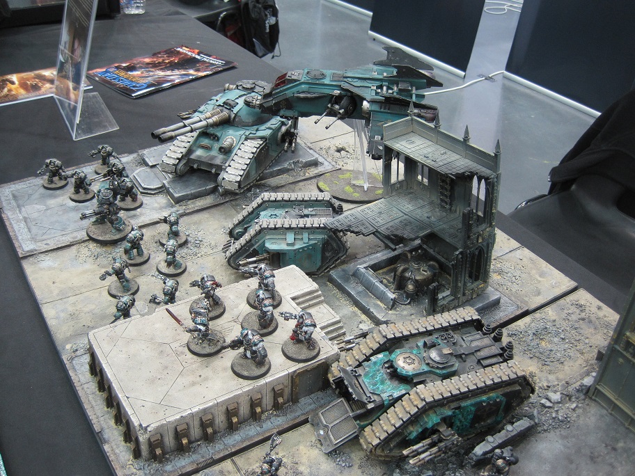 Sons of Horus Fire Raptor at UK Games Day 2013