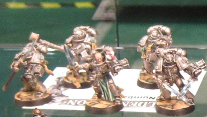 Grey Knights in power armour