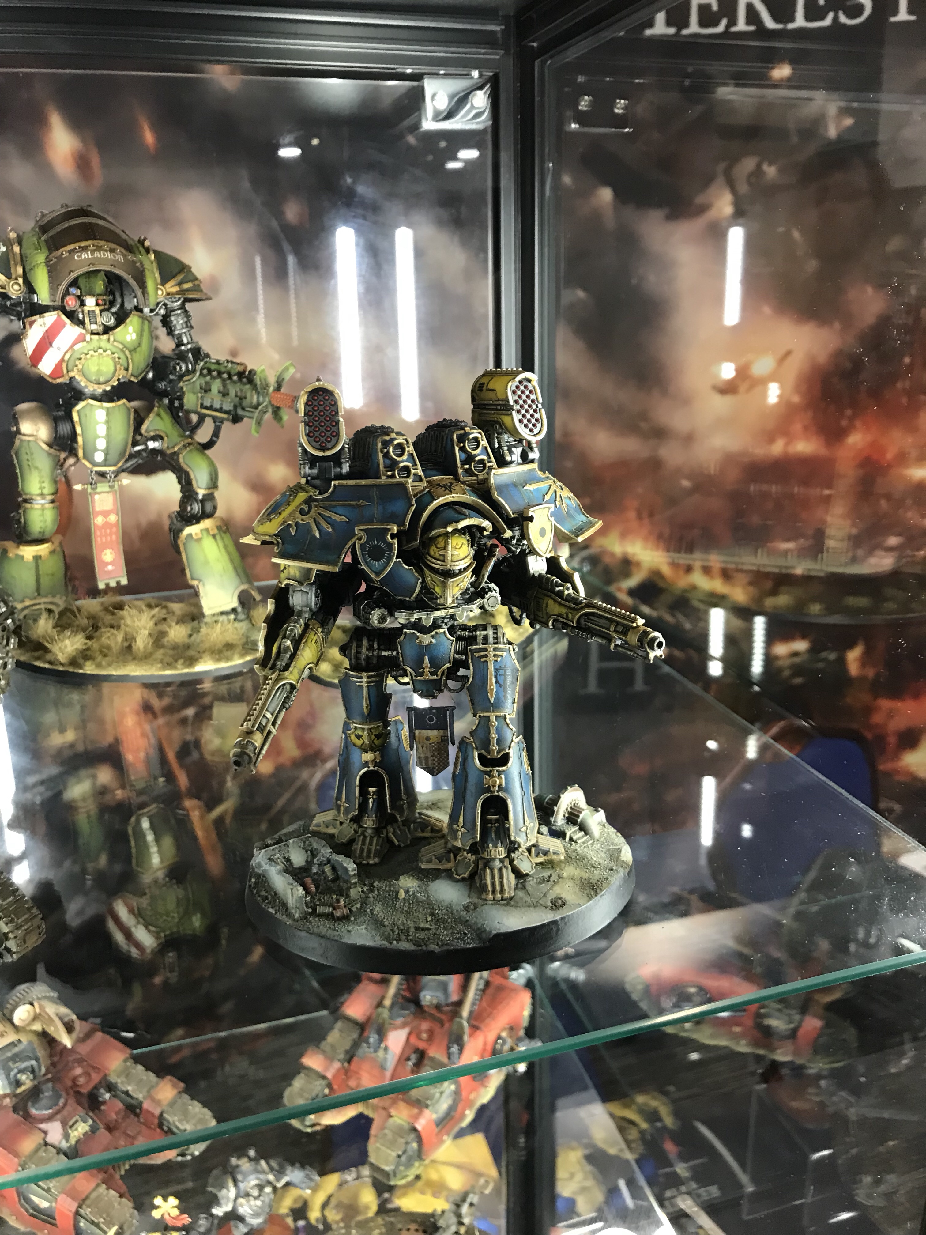 Adeptus Titanicus Warlord Battle Titan Imperial Knights Warhammer 40K  Painted
